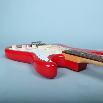 1987 MIJ Squier Ferrari Red Contemporary Stratocaster System 1 Electric Guitar