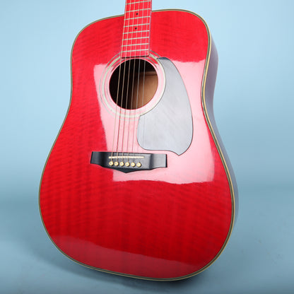 Ibanez M300 TR Flamed Maple Cherry Red Japan Factory Acoustic Guitar