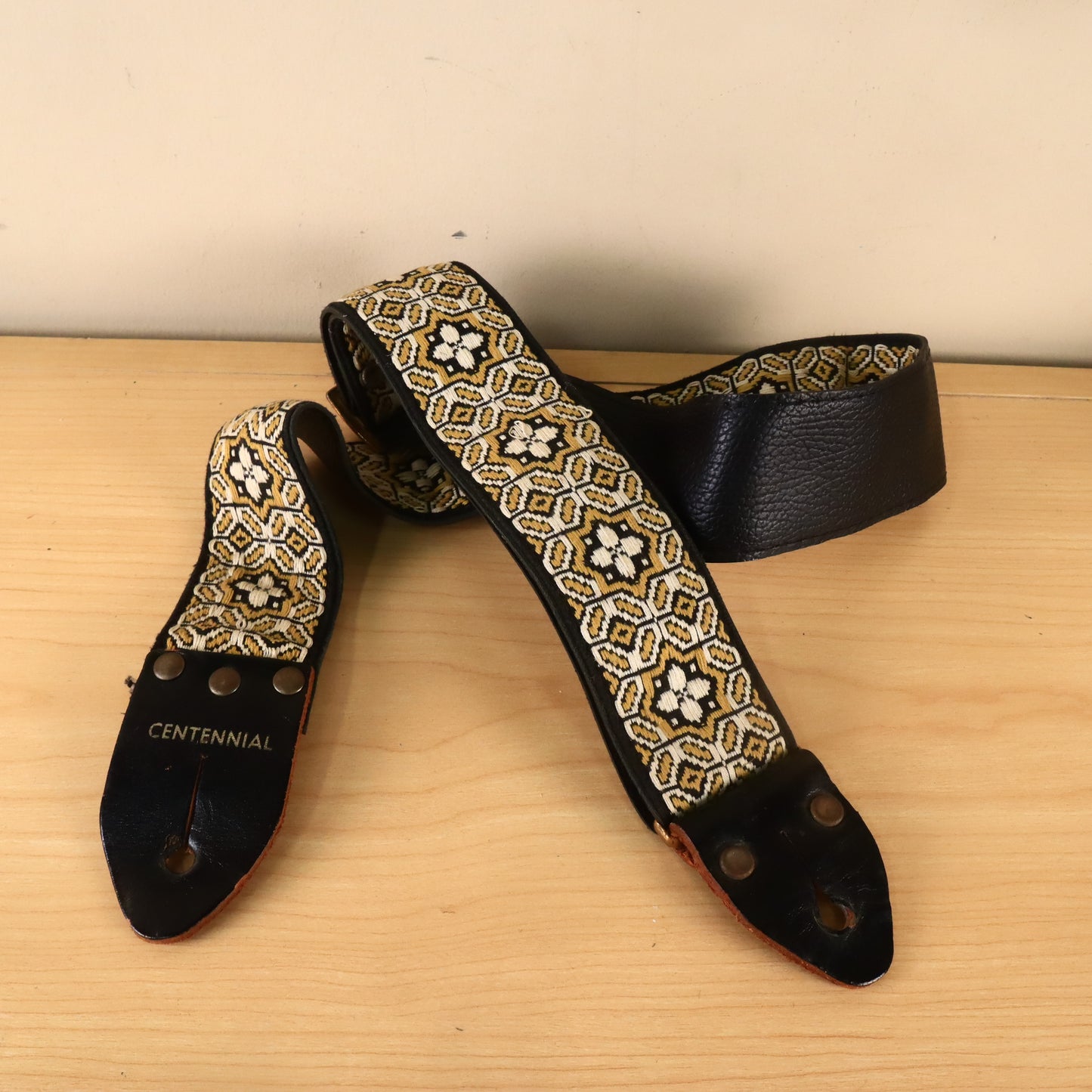 Vintage 70s Centennial Retro Hippie Bohemian Guitar Strap