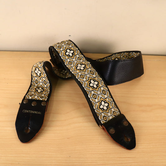 Vintage 70s Centennial Retro Hippie Bohemian Guitar Strap