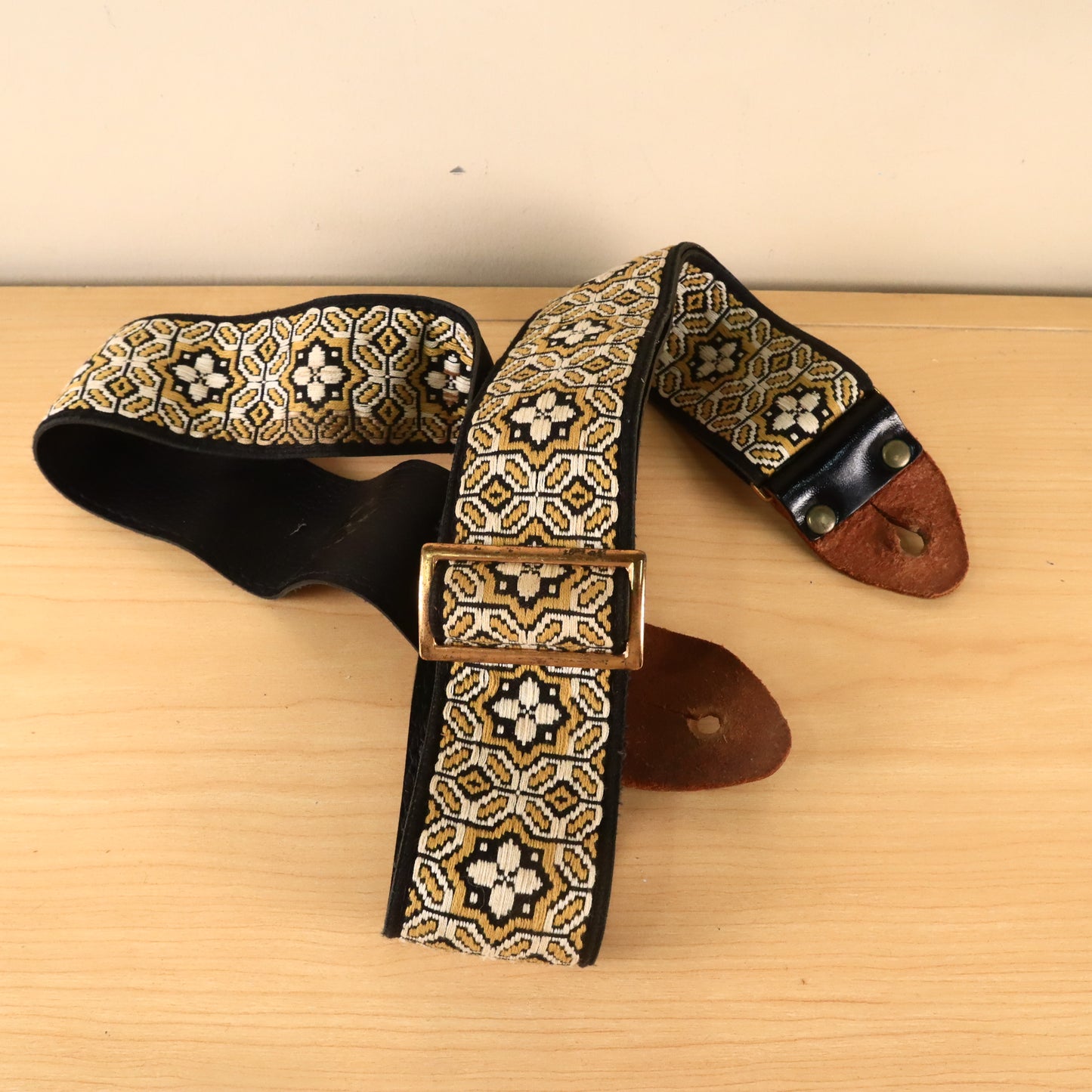 Vintage 70s Centennial Retro Hippie Bohemian Guitar Strap