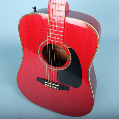 Ibanez M300 TR Flamed Maple Cherry Red Japan Factory Acoustic Guitar
