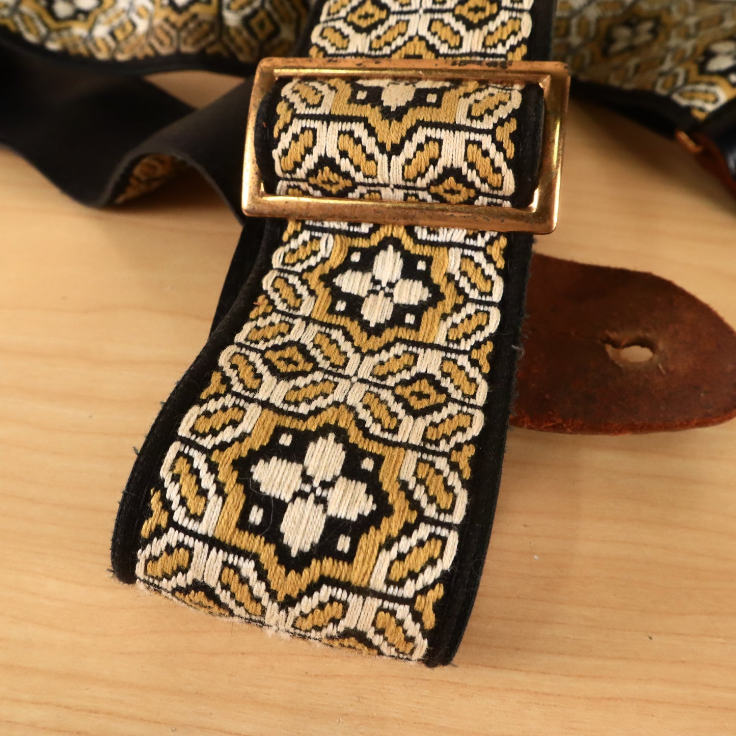 Vintage 70s Centennial Retro Hippie Bohemian Guitar Strap