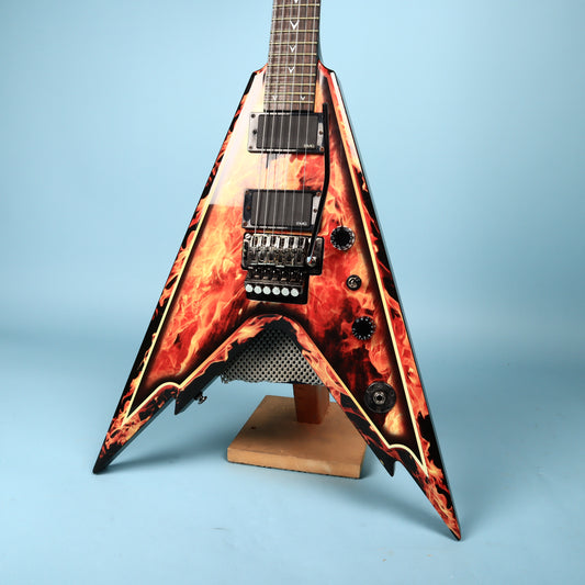 2007 Dean Dimebag Razorback V255 Explosion Guitar