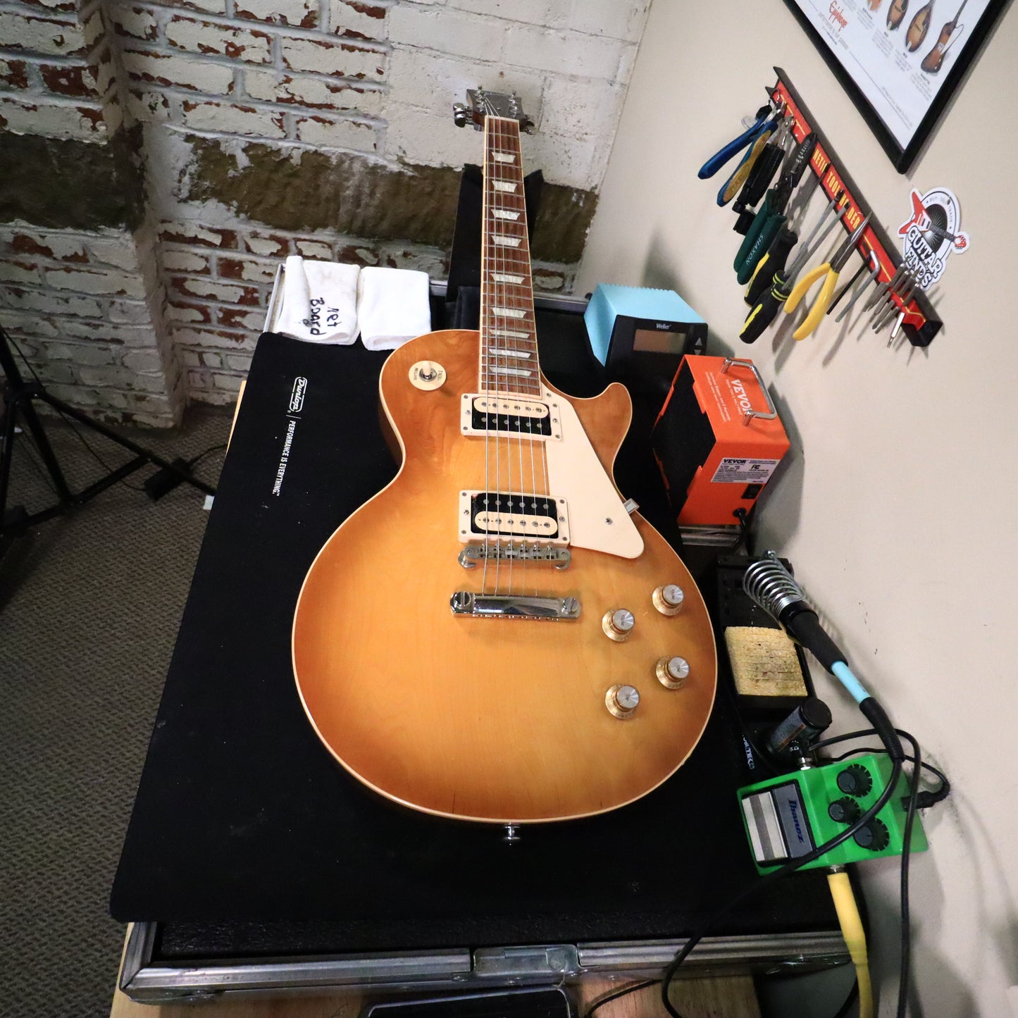 2019 Gibson Les Paul Classic Zebra Pickups Electric Guitar