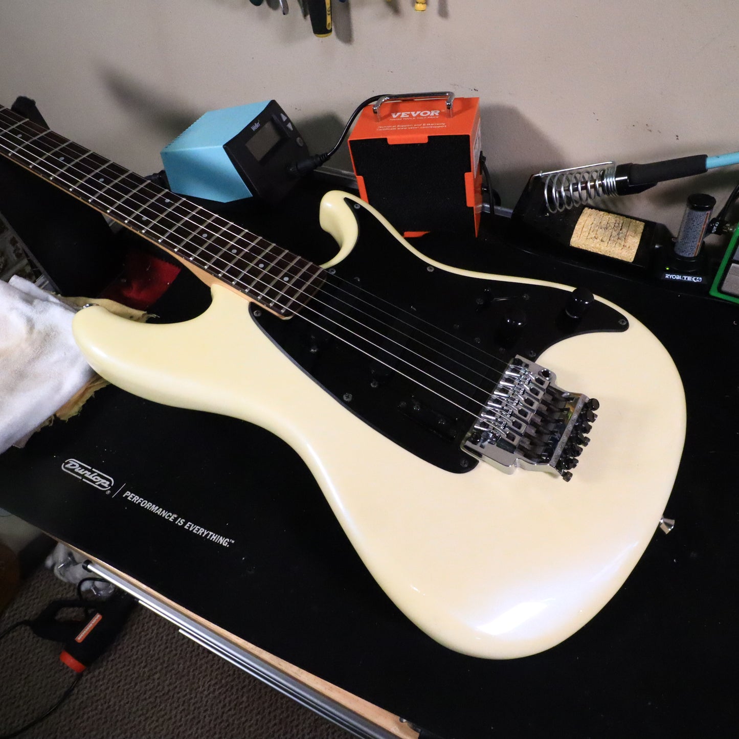 1986 Ibanez RG440 Pearl Electric Guitar Japan MIJ w/ Original Paperwork