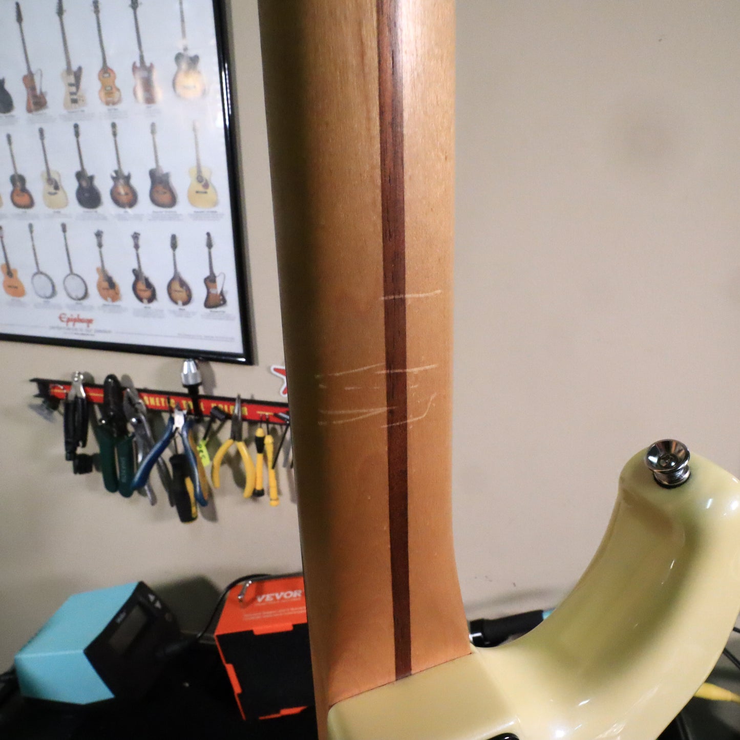 1986 Ibanez RG440 Pearl Electric Guitar Japan MIJ w/ Original Paperwork