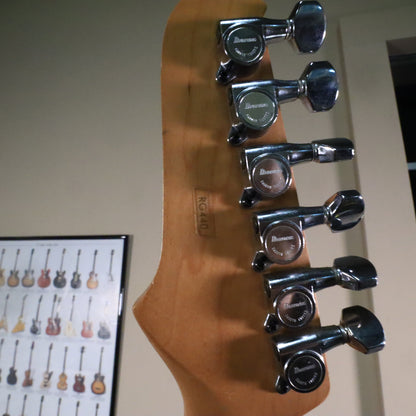 1986 Ibanez RG440 Pearl Electric Guitar Japan MIJ w/ Original Paperwork