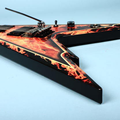 2007 Dean Dimebag Razorback V255 Explosion Guitar