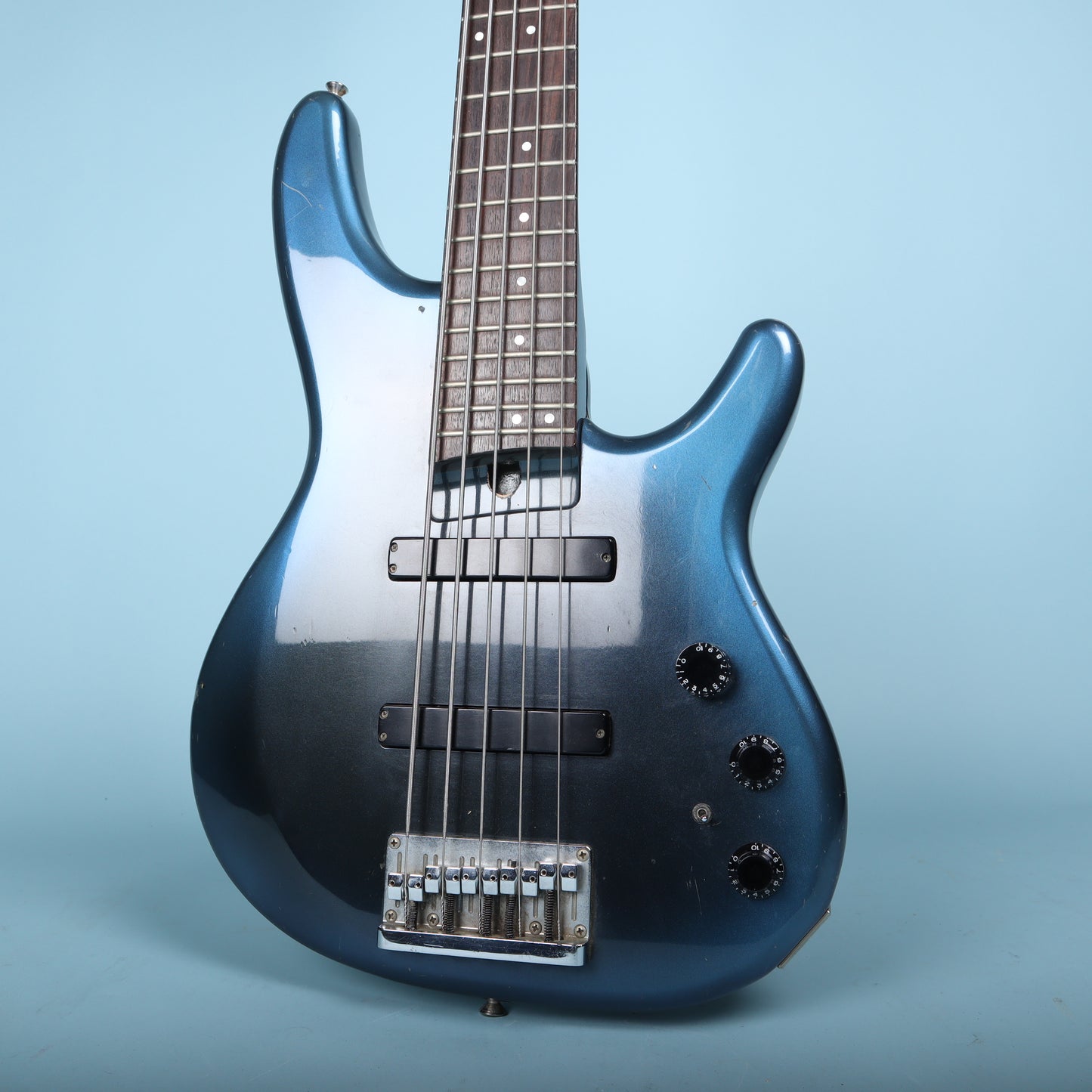 Heartfield by Fender DR-5 Blueburst 5-String Bass Made in Japan