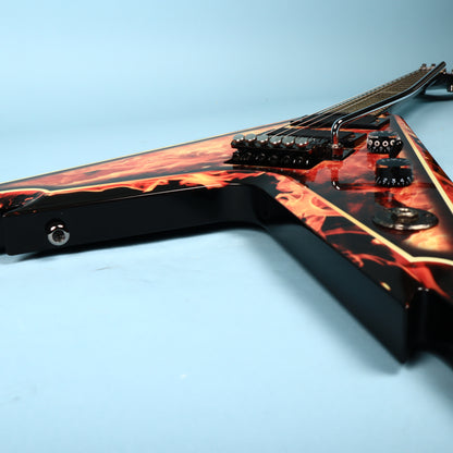 2007 Dean Dimebag Razorback V255 Explosion Guitar
