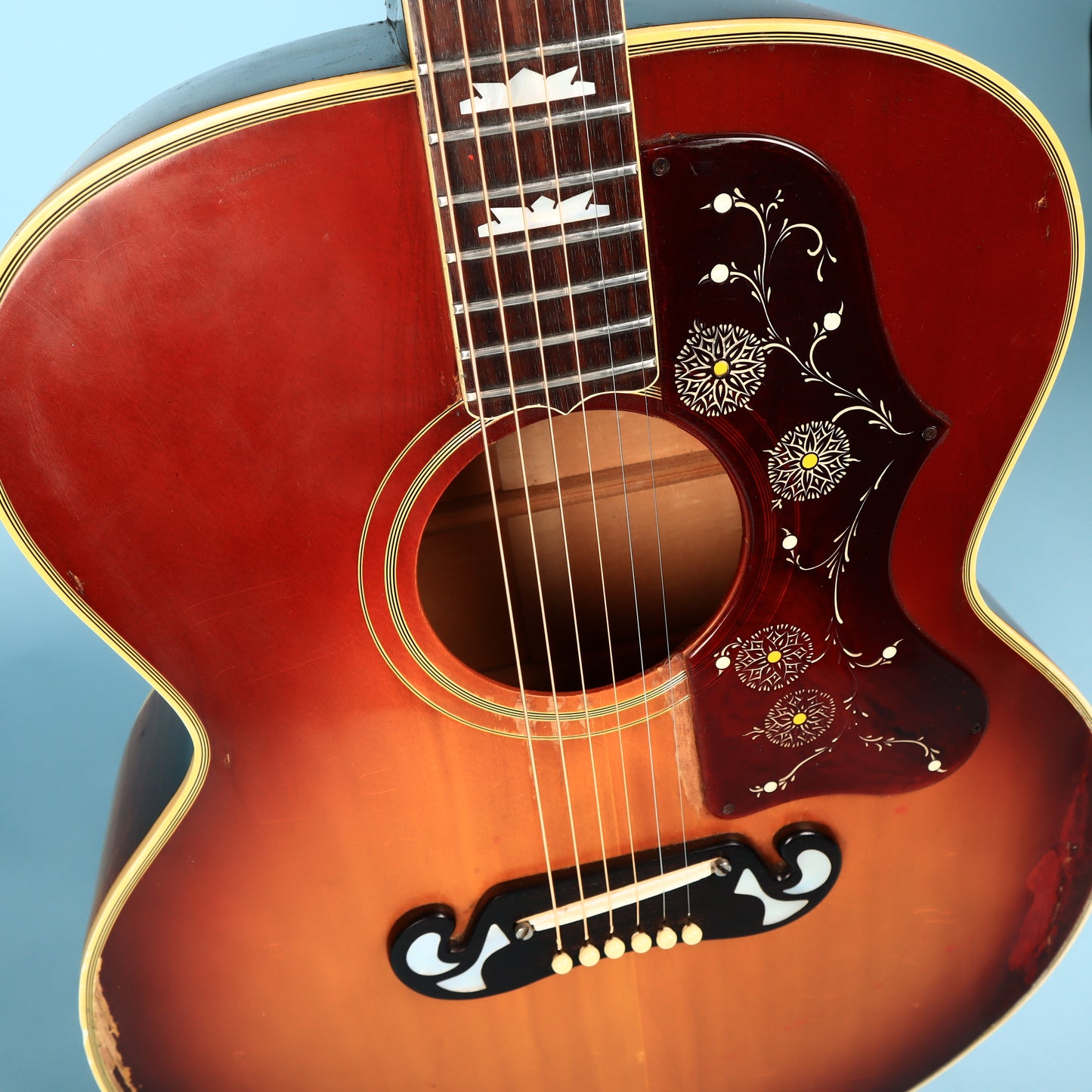 1969 Gibson J-200 (SJ-200) Acoustic – Vintage Sunburst