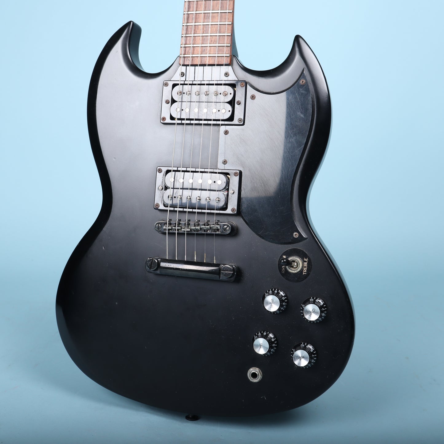 2004 Epiphone SG Goth Black Electric Guitar