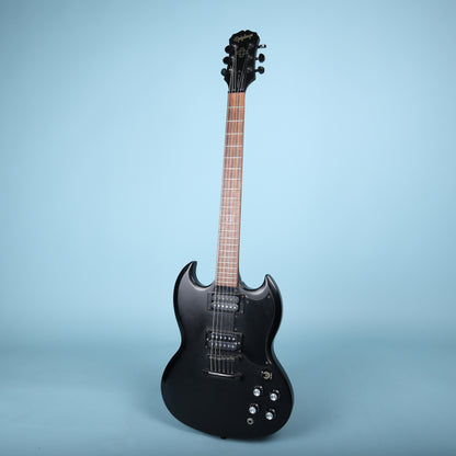 2004 Epiphone SG Goth Black Electric Guitar