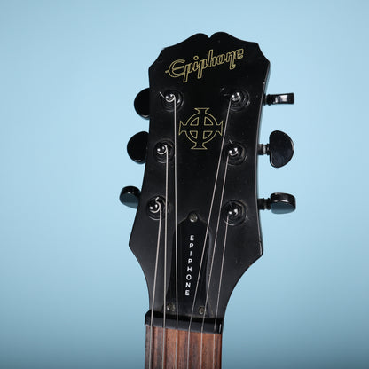 2004 Epiphone SG Goth Black Electric Guitar
