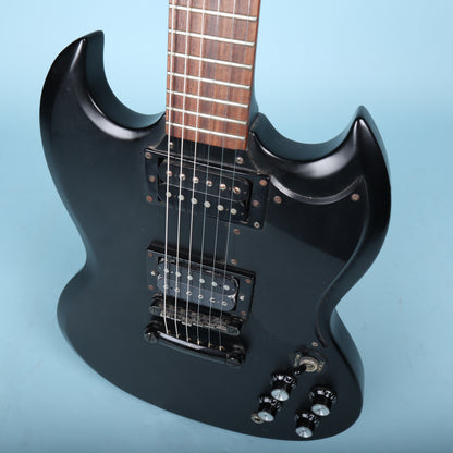 2004 Epiphone SG Goth Black Electric Guitar