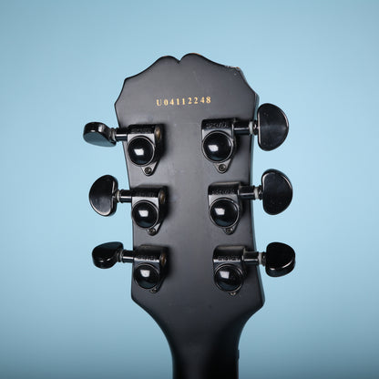 2004 Epiphone SG Goth Black Electric Guitar