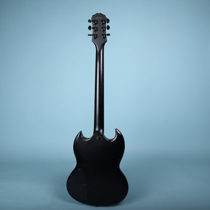 2004 Epiphone SG Goth Black Electric Guitar