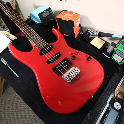 1989 Ibanez EX Series EX-140 Ferrari Red Electric Guitar *Excellent Cond*