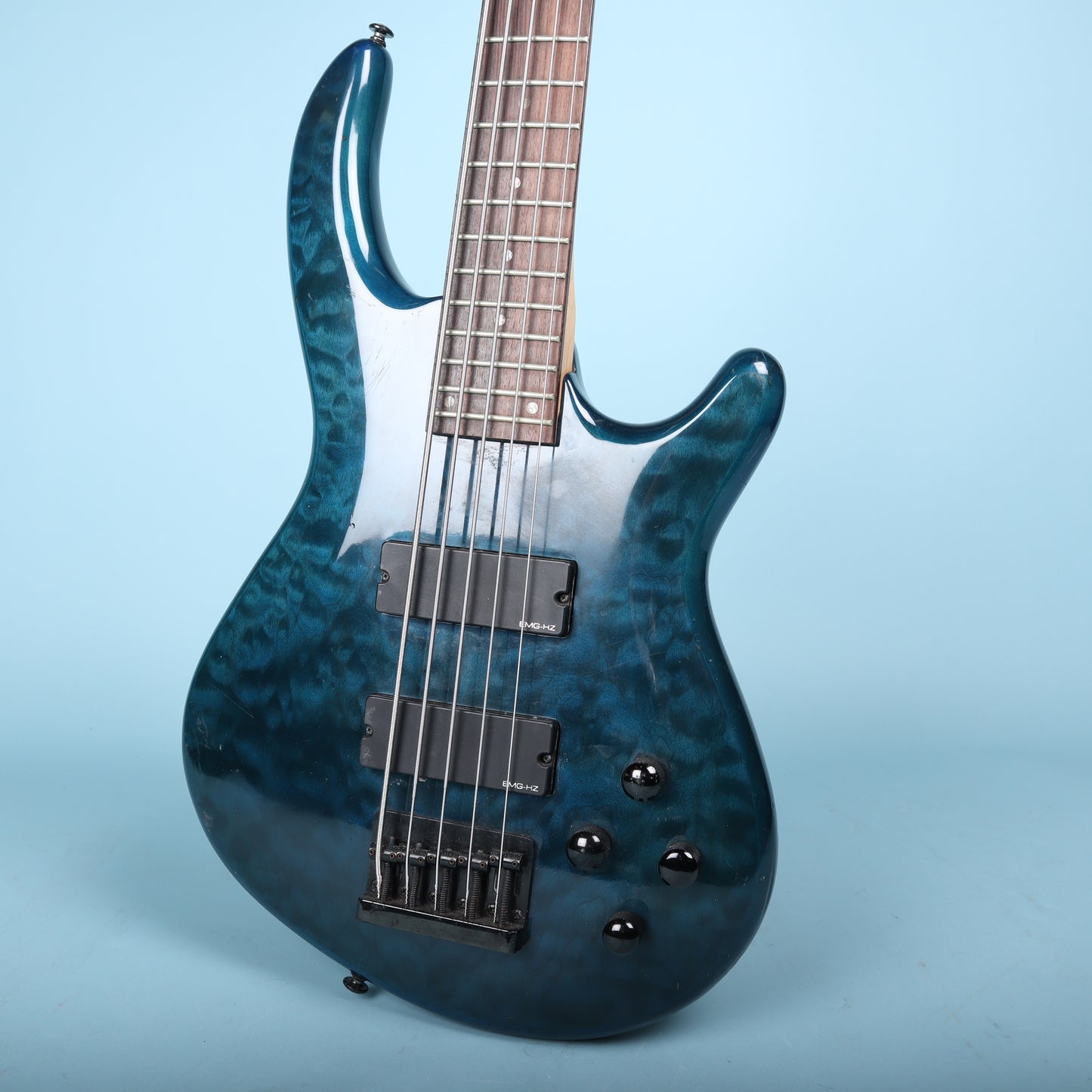 Dean Edge Q5 Quilt 5-string Electric Bass Guitar MIK