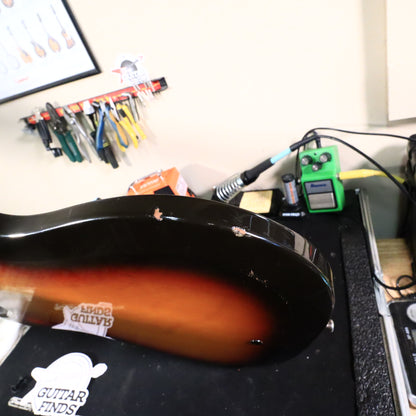 Vintage Hagstrom H-8 8-String Bass Sunburst 1960s