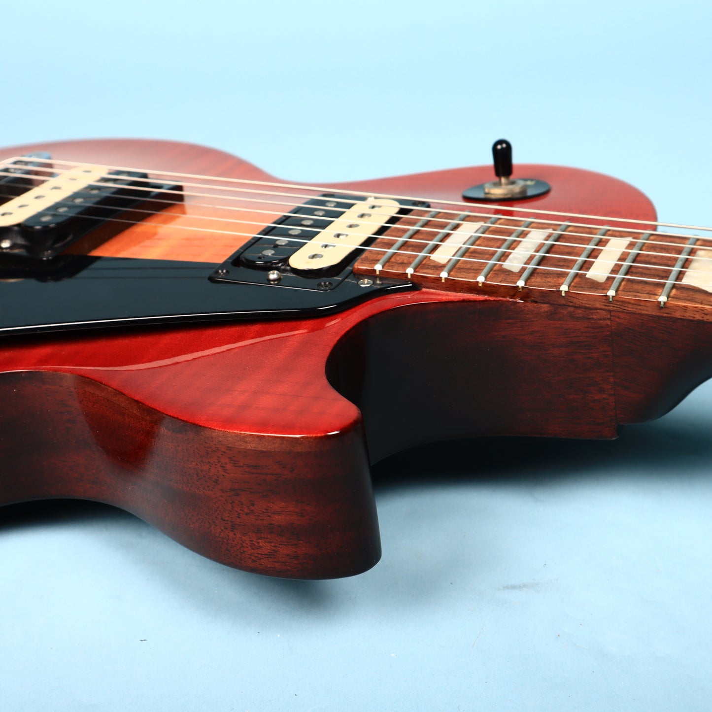 2013 Gibson Made in USA Les Paul Studio Deluxe II Cherry Burst Electric Guitar