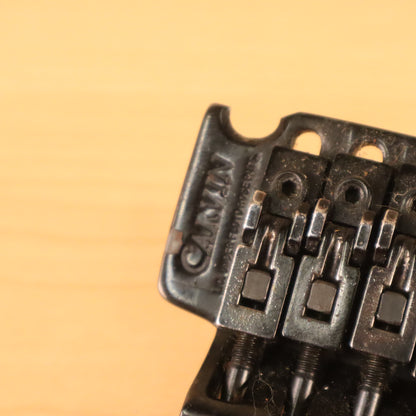 Vintage RARE Carvin Branded Stamped Kahler Steeler Tremolo Black Bridge