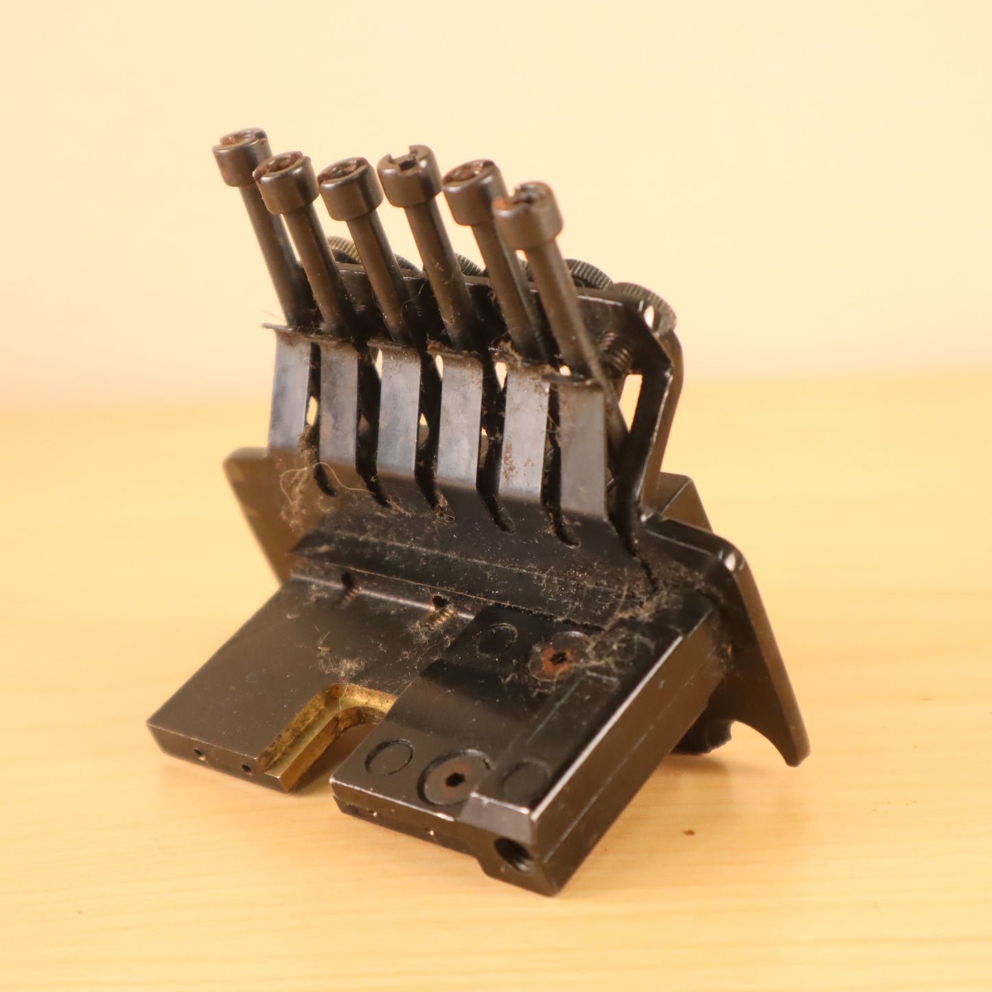 Vintage RARE Carvin Branded Stamped Kahler Steeler Tremolo Black Bridge