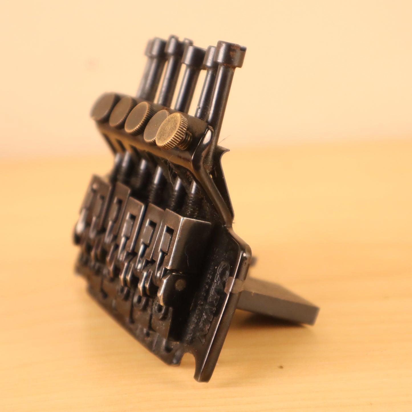 Vintage RARE Carvin Branded Stamped Kahler Steeler Tremolo Black Bridge