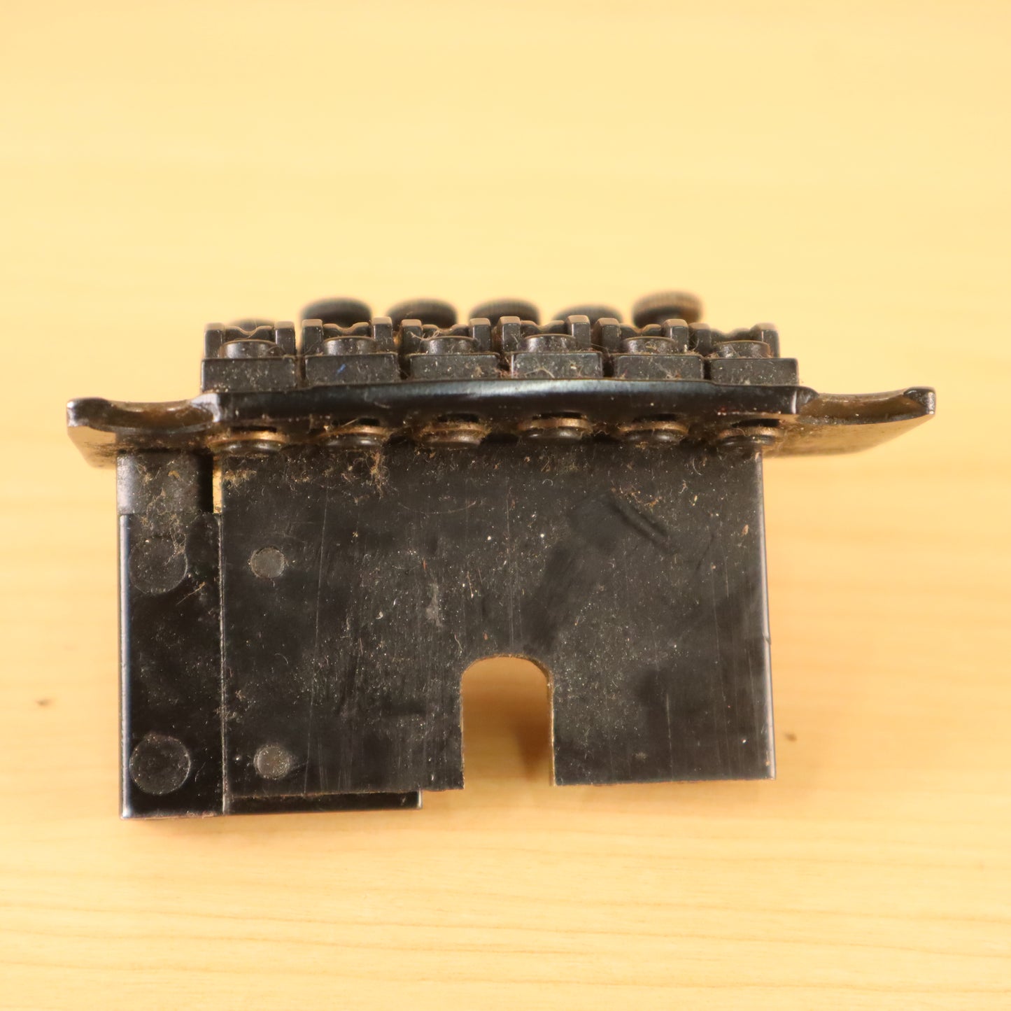 Vintage RARE Carvin Branded Stamped Kahler Steeler Tremolo Black Bridge