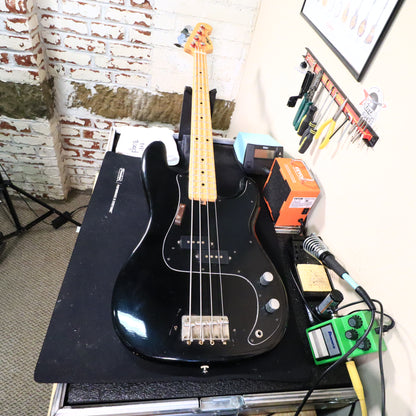 1970s Memphis P Bass Guitar Precision Black