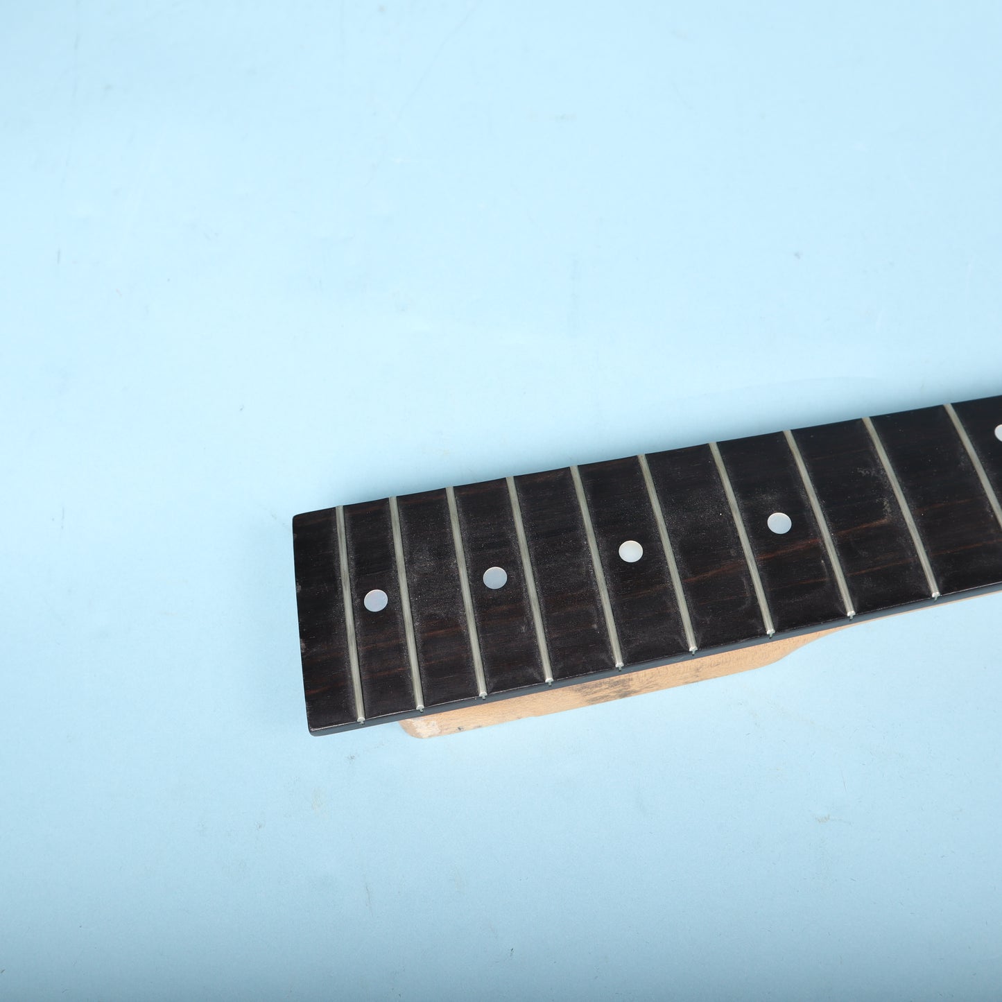 90s Warmoth Precision Bass Neck Ebony Mother of Pearl Inlays
