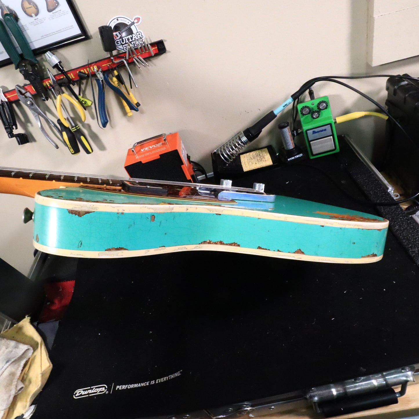 2020 Fender Custom Shop 60 HS Telecaster Custom Heavy Relic Sea Foam Green L.E.