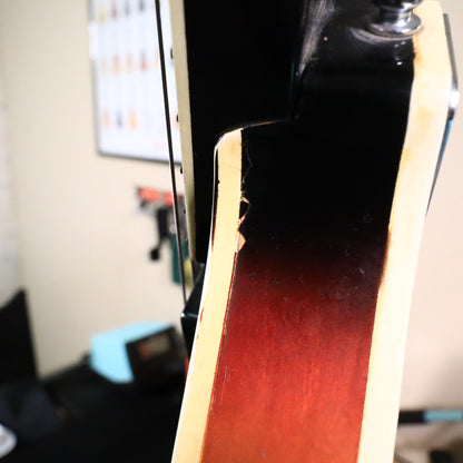 Univox Model 1920 Lectra Short-Scale Bass w/ case 1968 - Sunburst Violin Bass