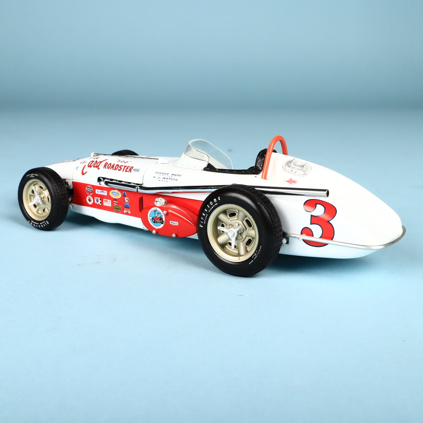 Watson Roadster Carousel1 1962 INDY 500 Winner Lead Car #3 Rodger Ward