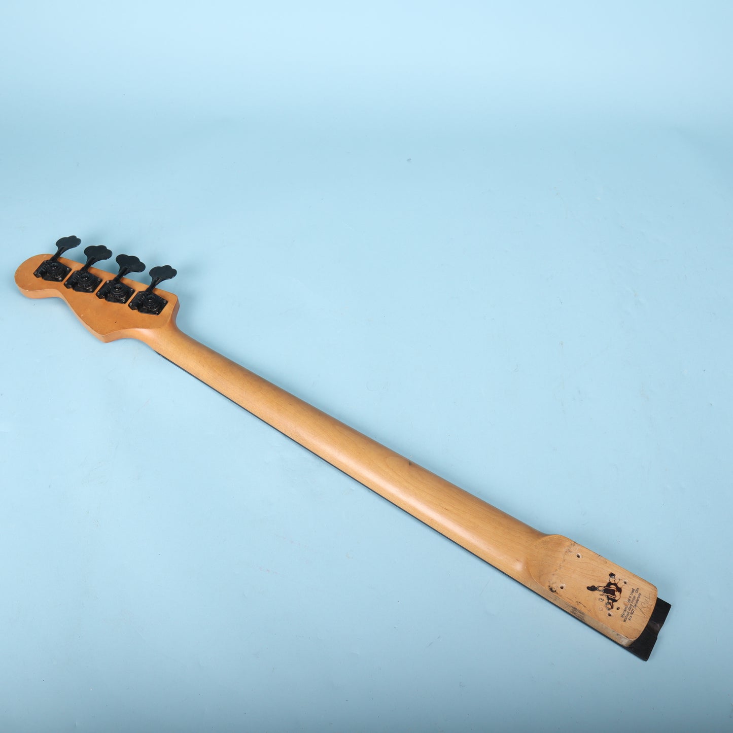 90s Warmoth Precision Bass Neck Ebony Mother of Pearl Inlays