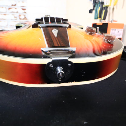 Univox Model 1920 Lectra Short-Scale Bass w/ case 1968 - Sunburst Violin Bass