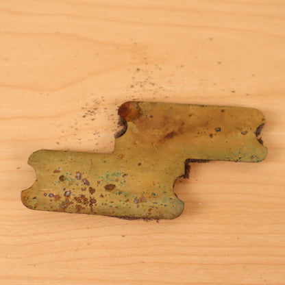 1966 Fender P-Bass Precision Grounding Brass Plate