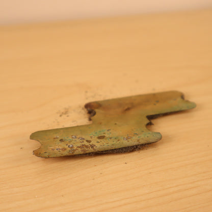 1966 Fender P-Bass Precision Grounding Brass Plate