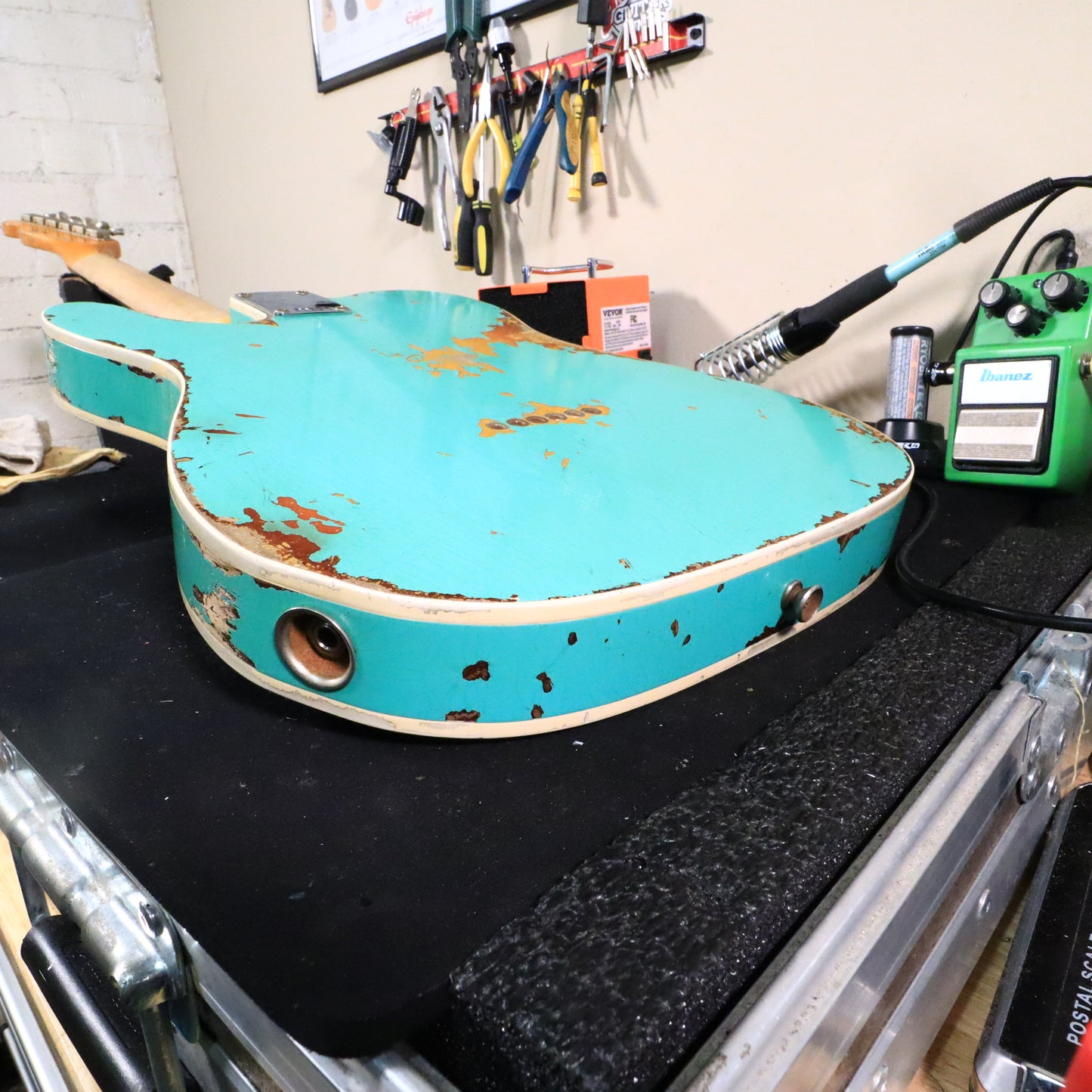 2020 Fender Custom Shop 60 HS Telecaster Custom Heavy Relic Sea Foam Green L.E.