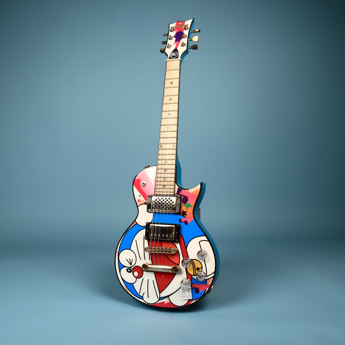 Doraemon by ESP Japan 80th Anniversary Solid Body Blue