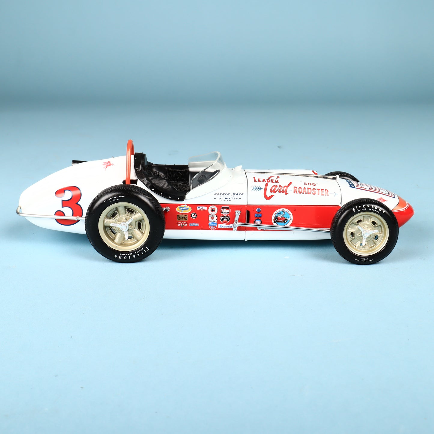 Watson Roadster Carousel1 1962 INDY 500 Winner Lead Car #3 Rodger Ward