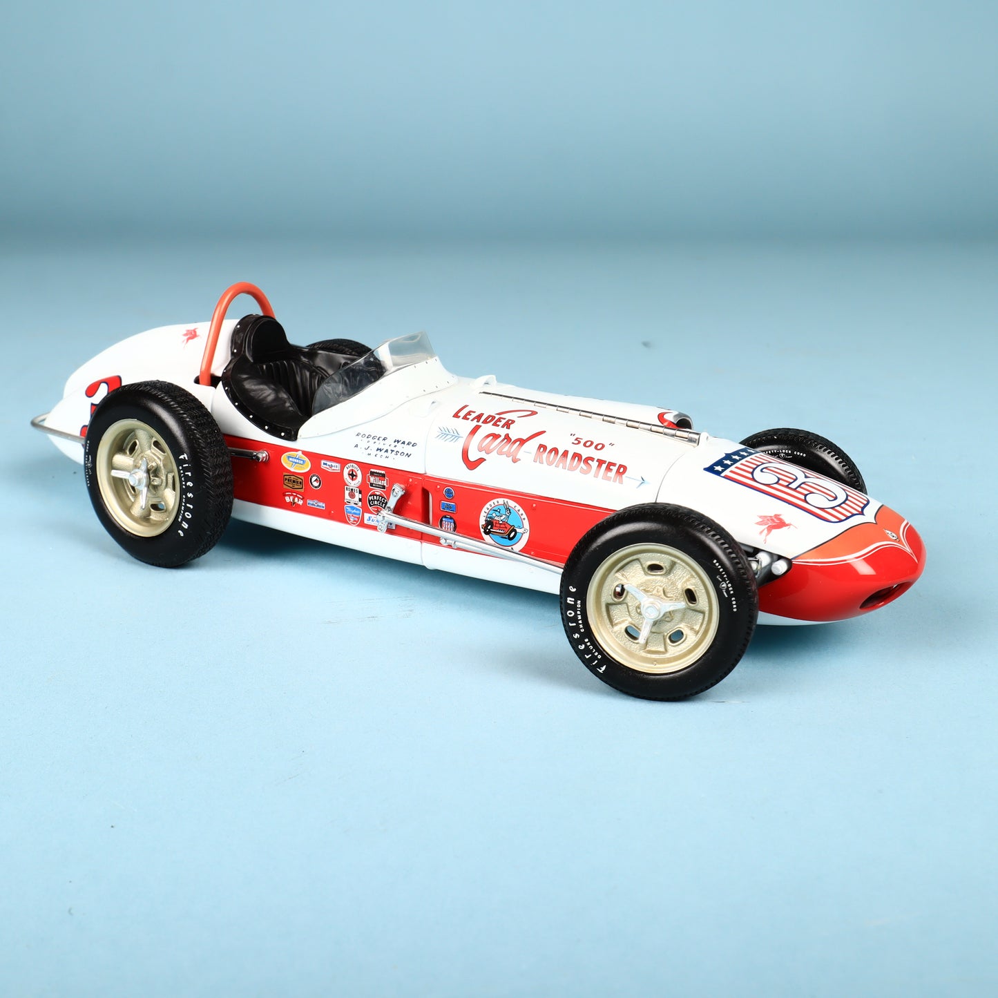 Watson Roadster Carousel1 1962 INDY 500 Winner Lead Car #3 Rodger Ward