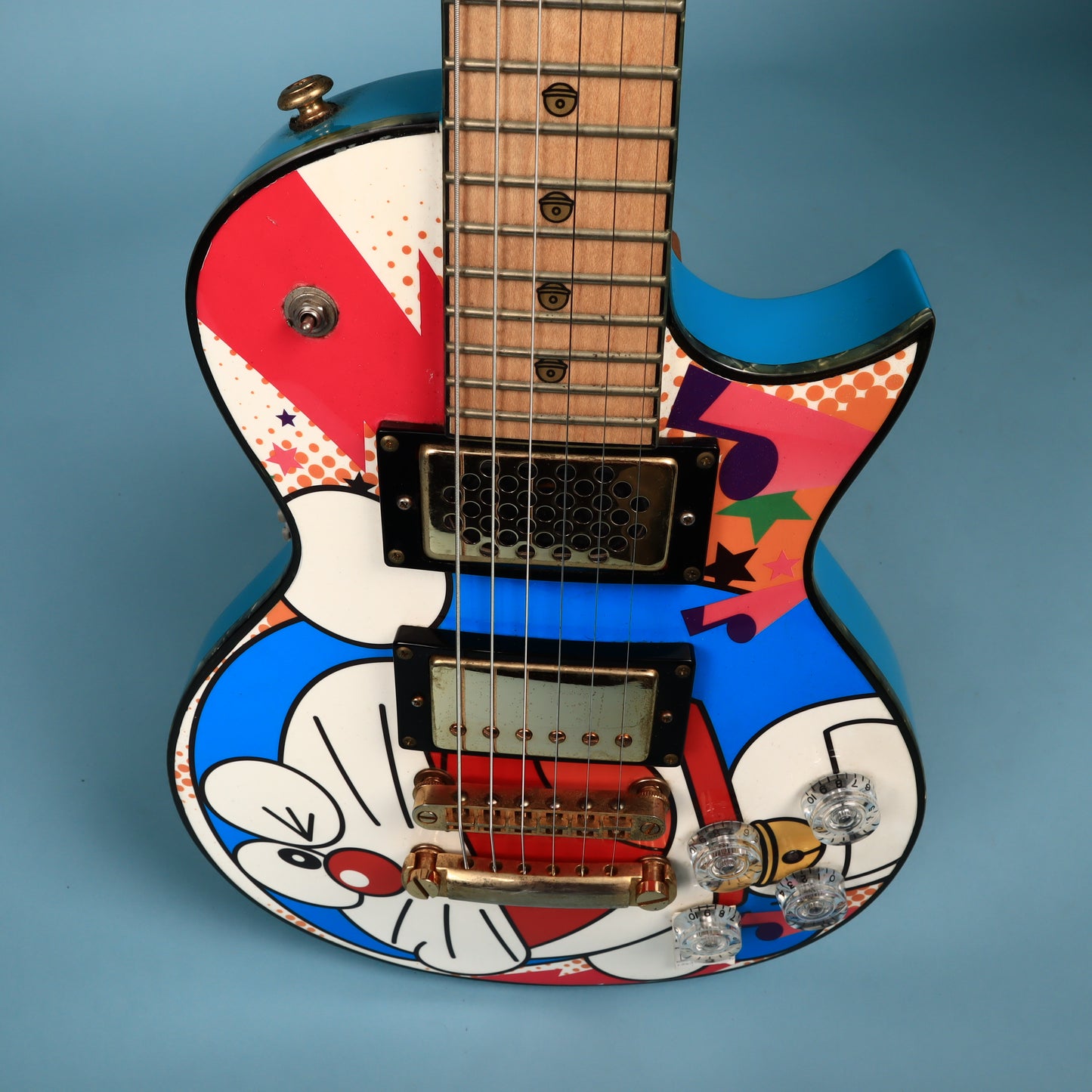 Doraemon by ESP Japan 80th Anniversary Solid Body Blue