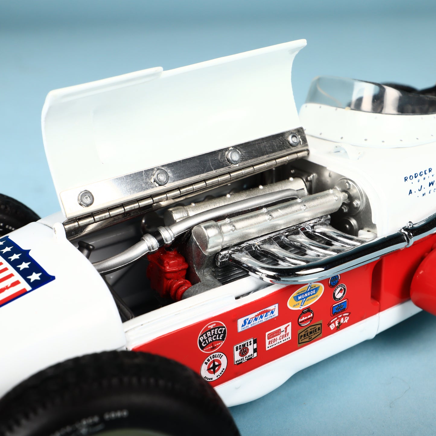 Watson Roadster Carousel1 1962 INDY 500 Winner Lead Car #3 Rodger Ward