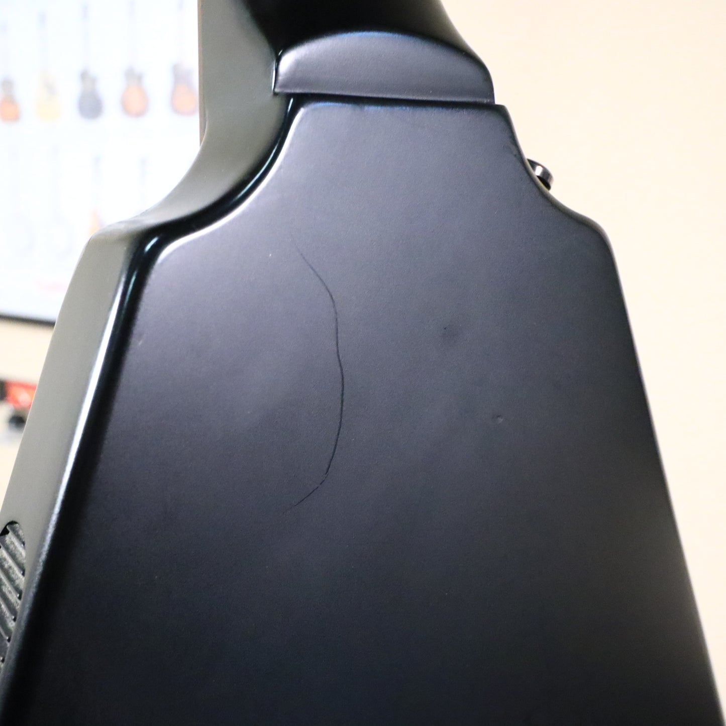 Epiphone 1958 Gothic FLYING-V Electric Guitar Pitch Black