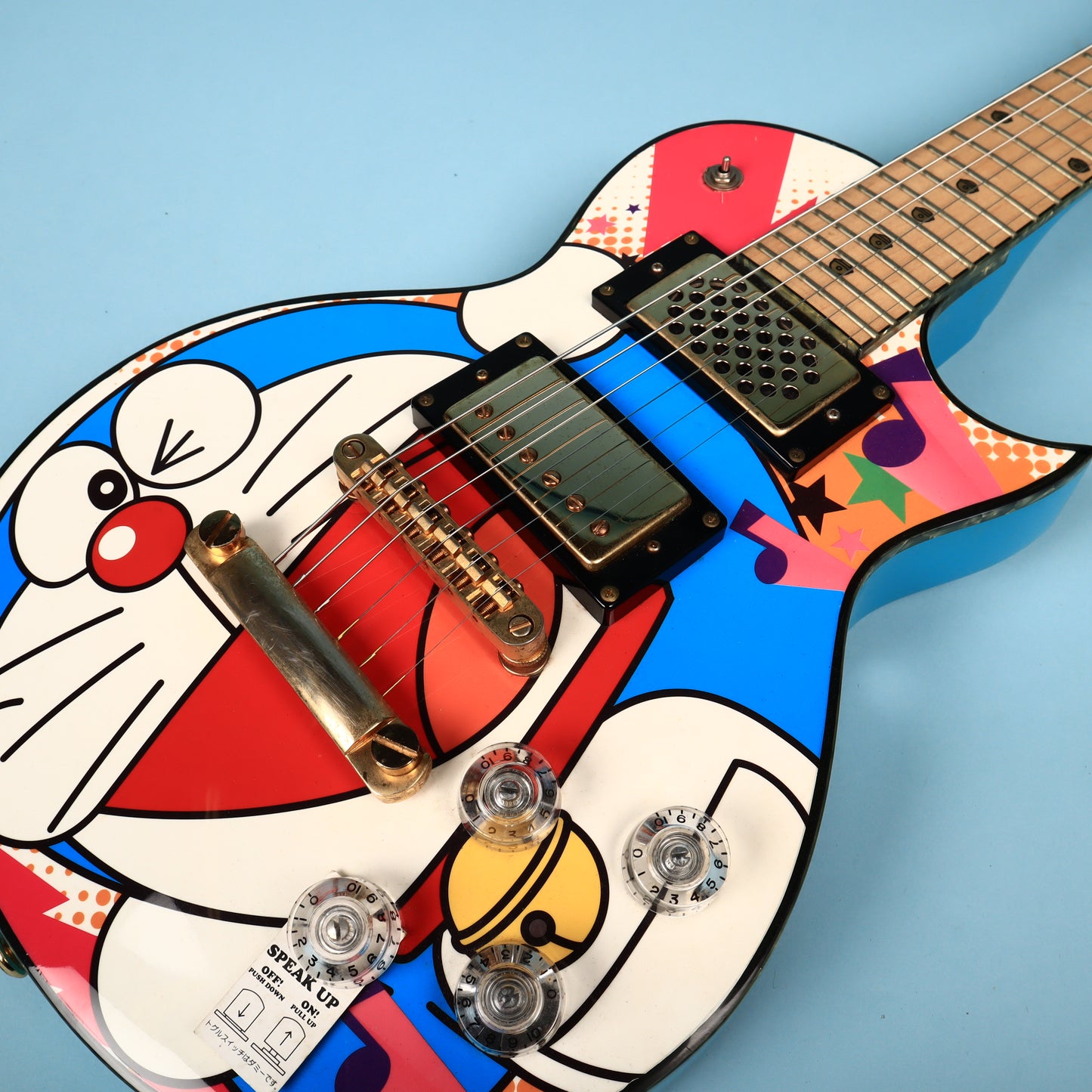 Doraemon by ESP Japan 80th Anniversary Solid Body Blue