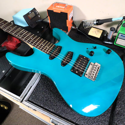 1988 RG-140 Ibanez Aquamarine AQ Korea Electric Guitar