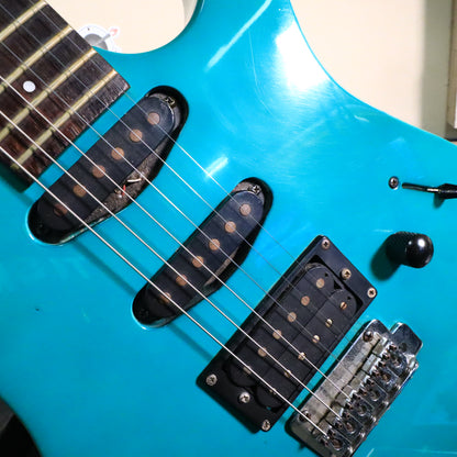 1988 RG-140 Ibanez Aquamarine AQ Korea Electric Guitar