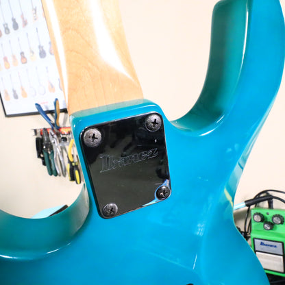 1988 RG-140 Ibanez Aquamarine AQ Korea Electric Guitar